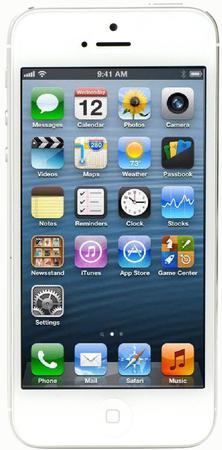 Смартфон Apple iPhone 5 64Gb White & Silver - Гулькевичи
