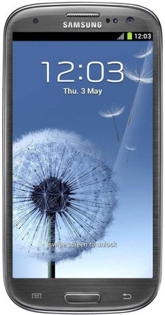 Смартфон Samsung Galaxy S3 GT-I9300 16Gb Titanium grey - Гулькевичи